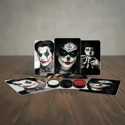 Set Maquillaje Artístico Cremoso de Artelight para Halloween, con Estuche y 3 Piezas