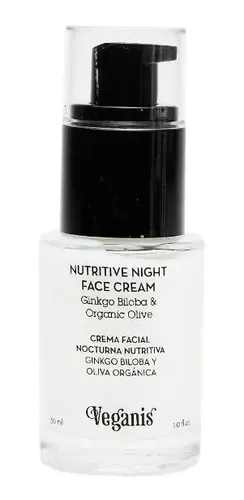 Crema Nocturna Super Reparadora Veganis Con Ginkgo Biloba Tipo De Piel Todo Tipo De Piel