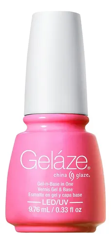 Gel&base Top Coat China Glaze Bottoms Up 2 En 1