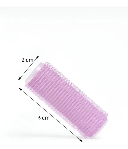 Ruleros Con Abrojo 20mm Peluqueria Rulos Sin Calor 6 Unidade