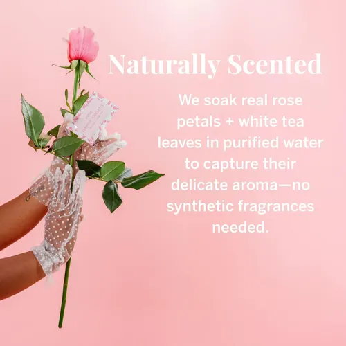 Toallitas Íntimas Femeninas Pixie Cup Rosewater White Tea 2x