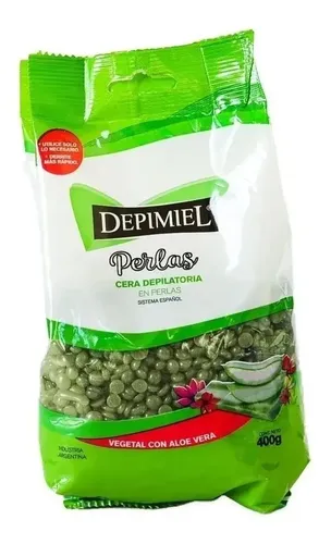 Cera Depimiel En Perlas Vegetal Con Aloe Vera 400g