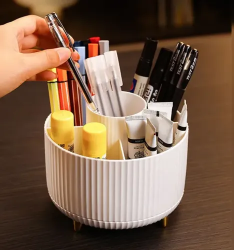 Organizador Maquillaje Porta Cosmético Brocha Giratorio 360°