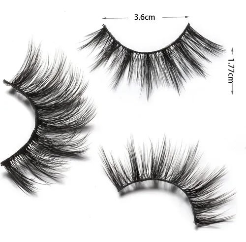 Pestañas Postizas Dysilk 5 Pares Mink 15mm Volumen Natural