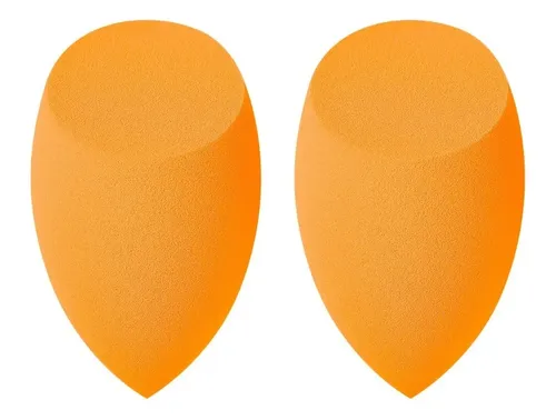 10 Piezas Esponja De Maquillaje Milagrosa Naranja Mediana