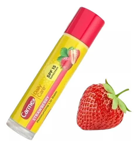 Carmex Lip Balm Daily Care Strawberry Barra Importado
