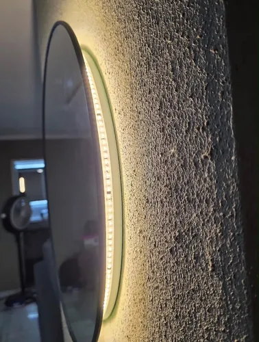 Espejo Redondo Con Luz Led 60cm Decorativo Pared Baño/living