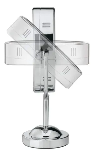 Espejo De Maquillaje Iluminado Conair Led 1x/7x Doble Cara R Plateado