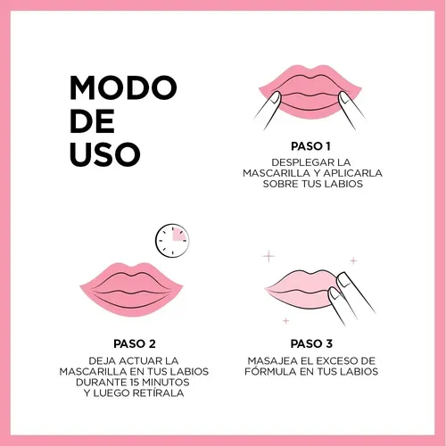 Mascarilla En Tela Para Labios Garnier Skin Active Hidratante Cereza 5g
