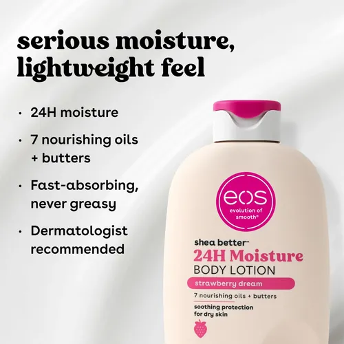 Crema Corporal Eos Shea Better Strawberry Dream 473ml