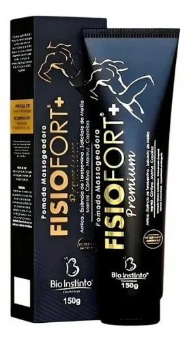Pomada Masajeadora Fisiofort Premium Bio Instinto 150g Alivio Muscular