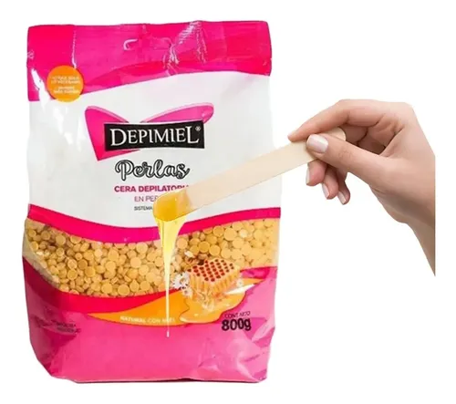 Cera Depilatoria Depimiel X 800 Gramos En Perlas Pack X 6u