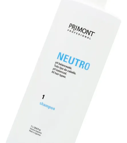 Primont Neutro Ph Shampoo Balanceado Todo Tipo Pelo X 1l