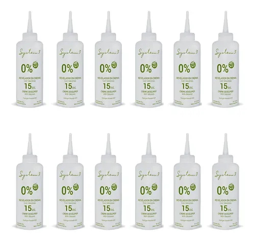 System Sin Gluten Revelador 15 Vol X 90ml X 12 Unidades