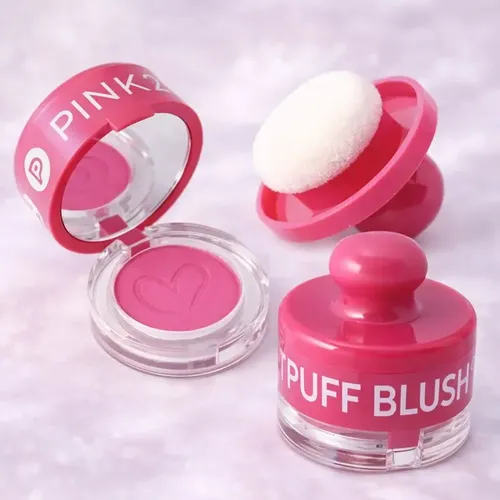 Rubor Puff Blush Rubor Espejo + Esponja – Pink21