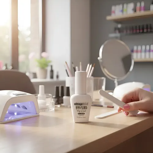 Top Coat Gel Uv Led Brillante Secado Rápido Finalizador Uñas