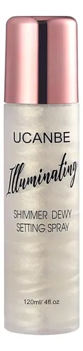 Spray Fijador Brillo Ucanbe Shimmer Dewy 120 Ml