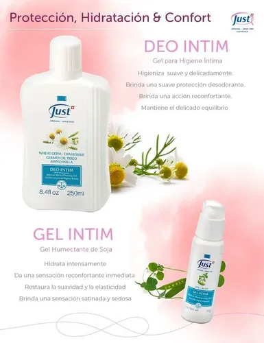 Combo Deo Intim X 40 Gr + Gel Intim – Gel Humectante Just