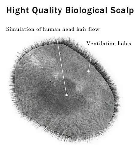 Tupé Biológico Duohair For Hair Leather Man