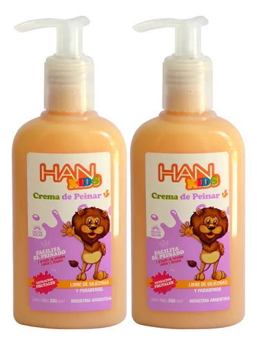 Kit X 2 Crema De Peinar Kids X 200ml Han Kids