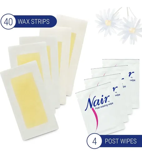 Ceras Depilatorias Nair Piel Sensible 40 Unidades