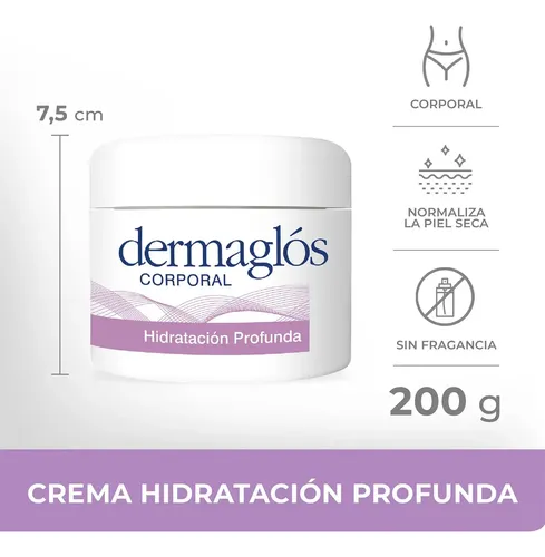 Dermaglós Corporal Crema Hidratación Profunda Piel Seca