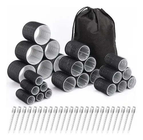Juego De 24 Rodillos (6 Gigantes, 6 Grandes, 6 Medianos)…
