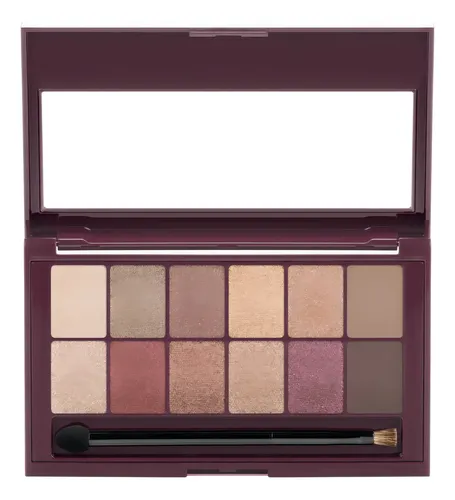 Paleta De Sombras Maybelline The Burgundy Bar 12 Colores