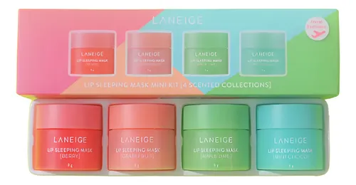 Lageine Sleep Mask Mini Kit 4 Balsamos Labiales Hidratantes