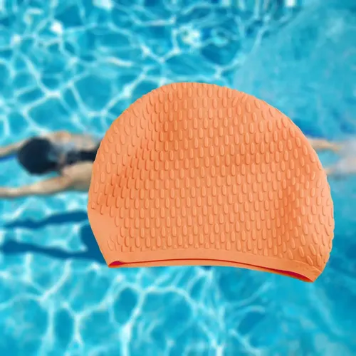 Gorro De Natación De Silicona Para Hombre Y Mujer. Mantiene