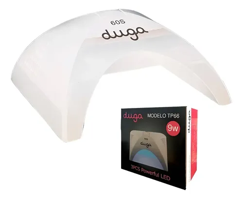 Cabina Uñas Tp66 U3000 Duga 9w Uso Domestico Led Uv