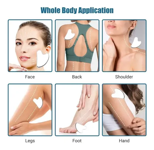 Espátula Universal Gua Sha Con Forma De Corazón Para Piedras