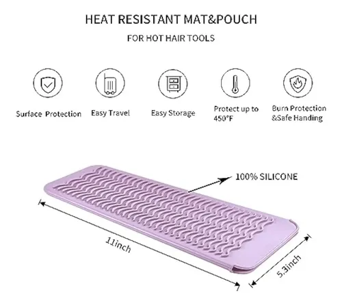 Alfombrilla De Viaje De Silicona Resistente Al