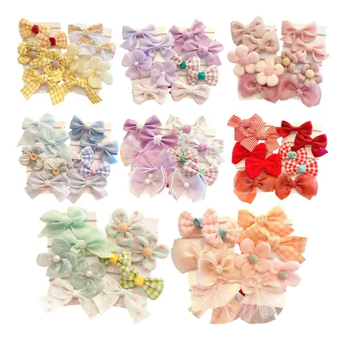 ..40 Gomas For El Pelo For Niñas Pequeñas Lindas Gomas Coral Claro