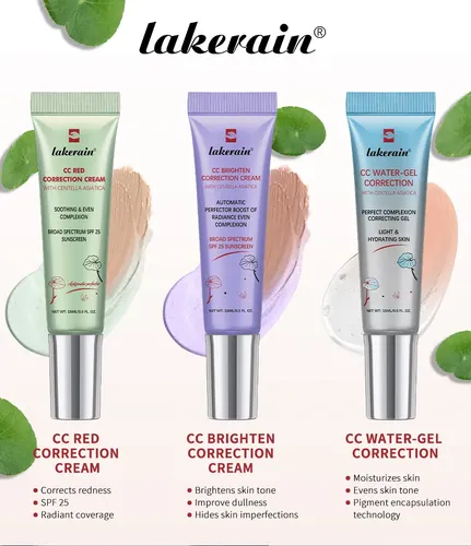 Base De Maquillaje Cc Cream Primer, Correctora Y Correctora