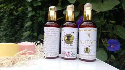 Crema Anti Arrugas Natural Con Oro 100ml Todo Tipo De Piel