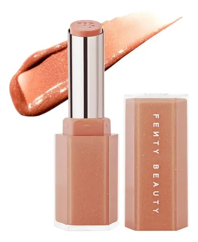 Fenty Beauty Gloss Bomb Stix High-shine Stick Labial Brillo Color N1 – Fenty Glow – Shimmering Rose Nude