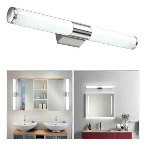 Espejo Con Luz Led Para Pared, Baño, Techo, 40cm
