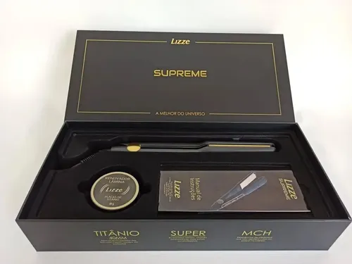 Lizze Supreme Plancha Titanio 250°c Con Placa De 4 Cm Ancho