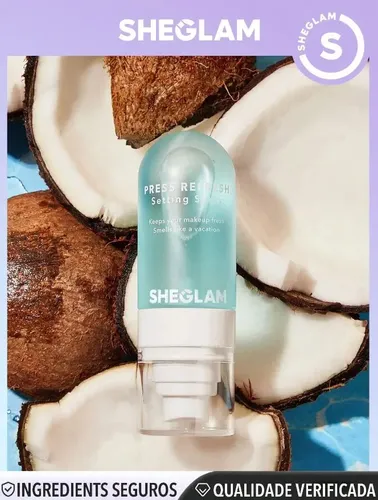 Fijador de Maquillaje Sheglam Press Refresh Mate para Piel Grasa