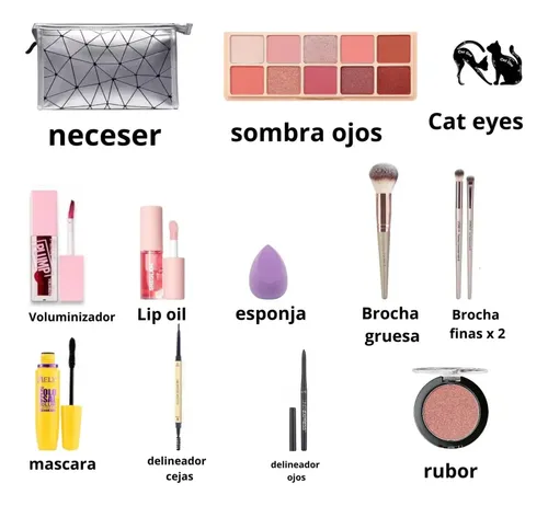 Kit Maquillaje Niña Adolescente Tono Suave E Intenso Make Up