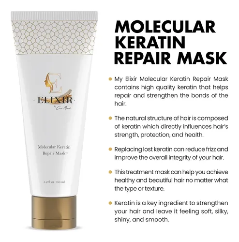Mascarilla Capilar Elixir De Cocó March Silk Keratin 150ml