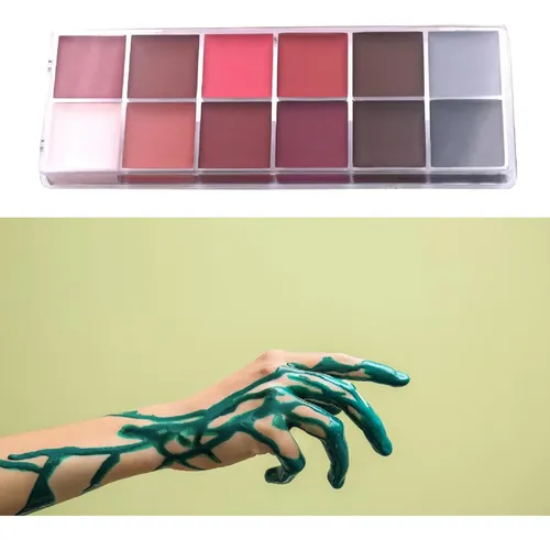 Paleta De Maquillaje Para Rostro Y Cuerpo, Maquillaje Profes