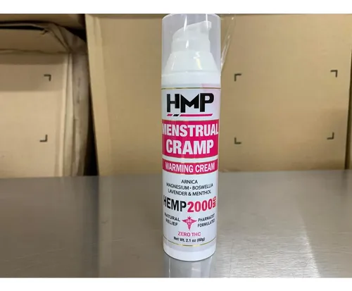 Crema De Cáñamo Para Calambres Menstruales 2000mg Con