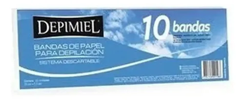 Bandas Papel 10 Unidades Depimiel Depilacion Profesional