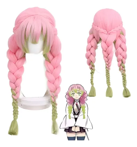 – Peluca De Rol Wig Braid, Personajes De Anime Kanroji )
