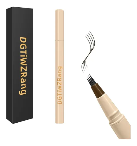 Lápiz De Cejas Impermeable Dgtiwzrang Marrón Oscuro