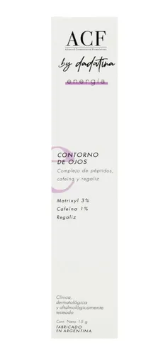 Acf By Dadatina Energía Crema Contorno De Ojos Vegano X 15gr