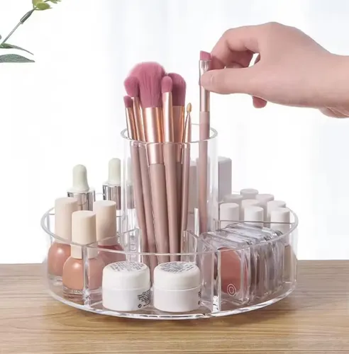 Organizador Maquillaje Bandeja Giratoria Cosmeticos Especias