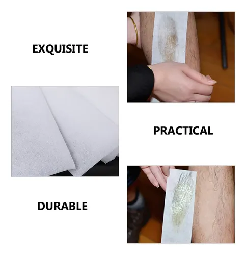 200 Tiras De Papel Encerado No Tejido Para Depilación Facial